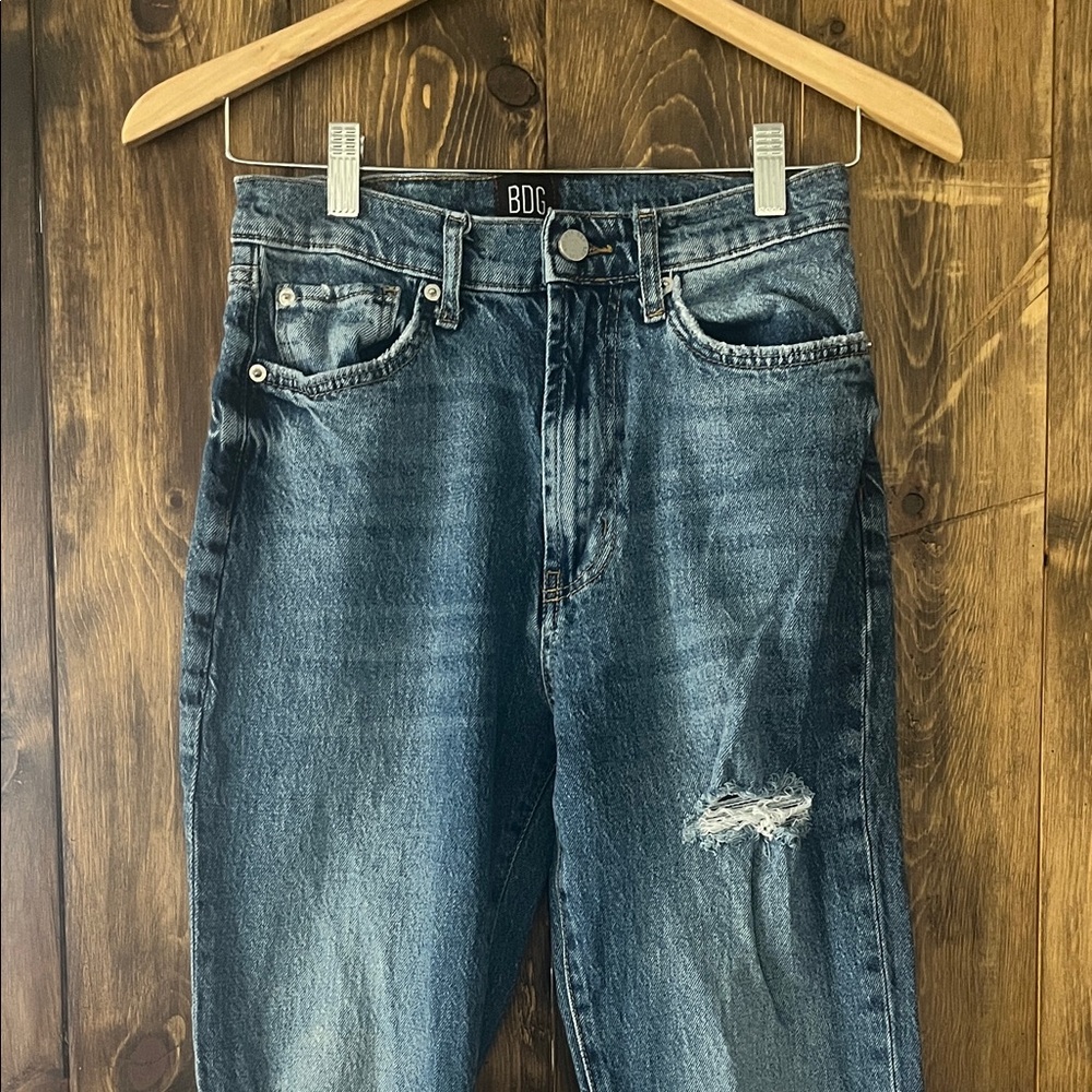 BDG Dark Blue Ripped Jeans